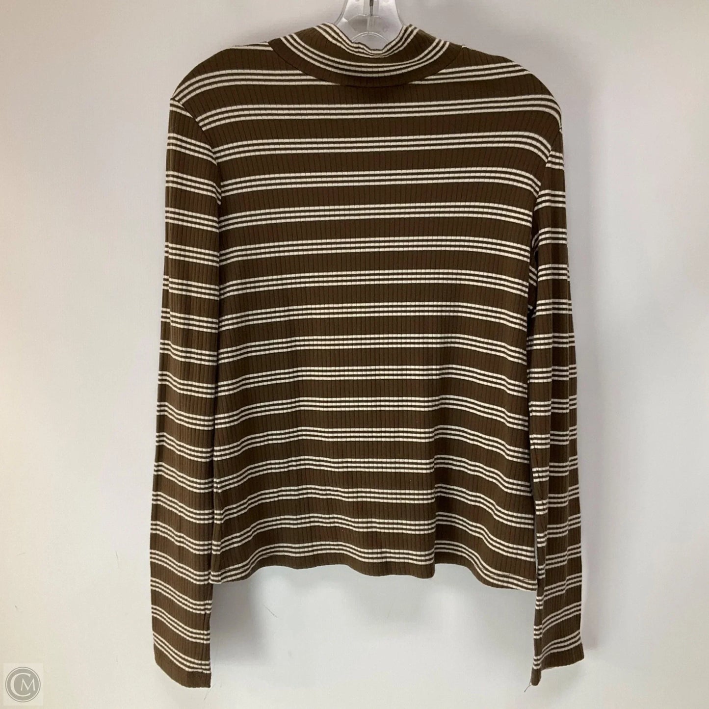 Top Long Sleeve By Maeve In Brown, Size: Xl