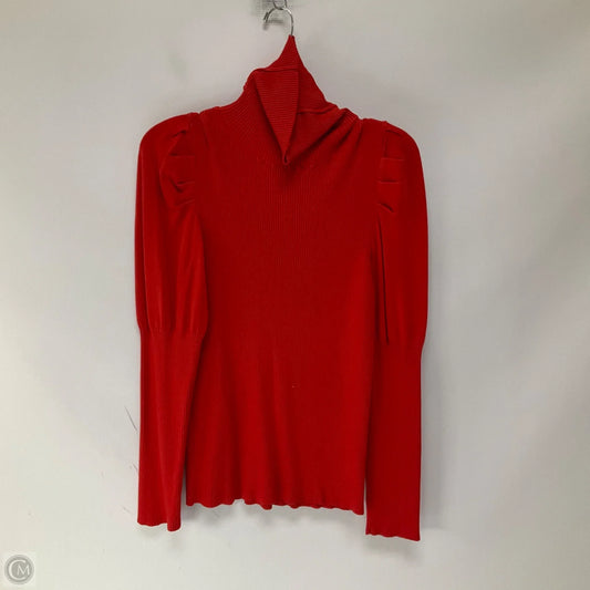 Top Long Sleeve By Anthropologie In Orange, Size: Xl