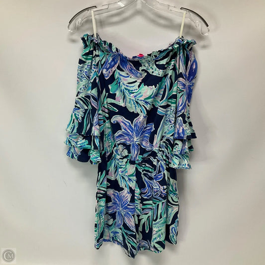 Romper Designer By Lilly Pulitzer In Blue, Size: Xxs