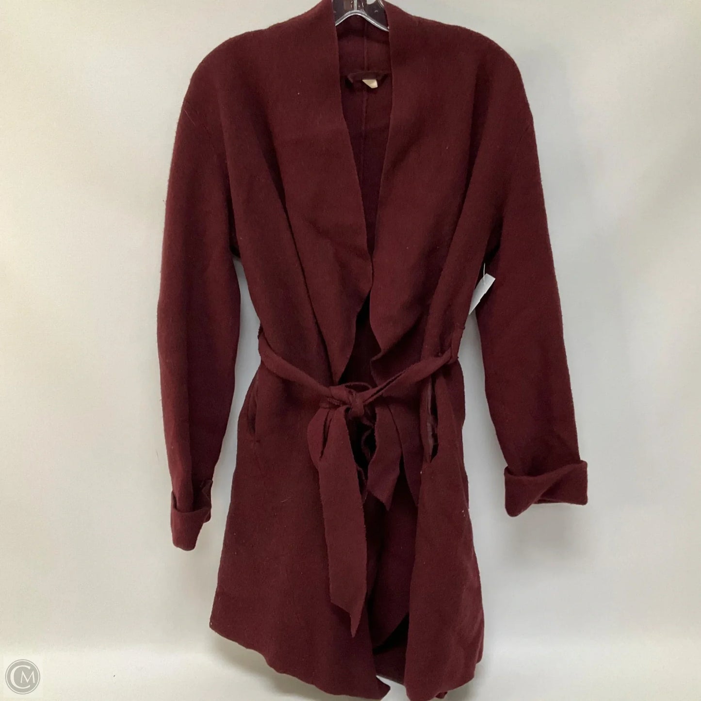 Coat Other By Moth In Maroon, Size: Xs