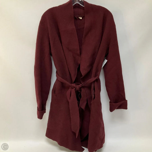 Coat Other By Moth In Maroon, Size: Xs