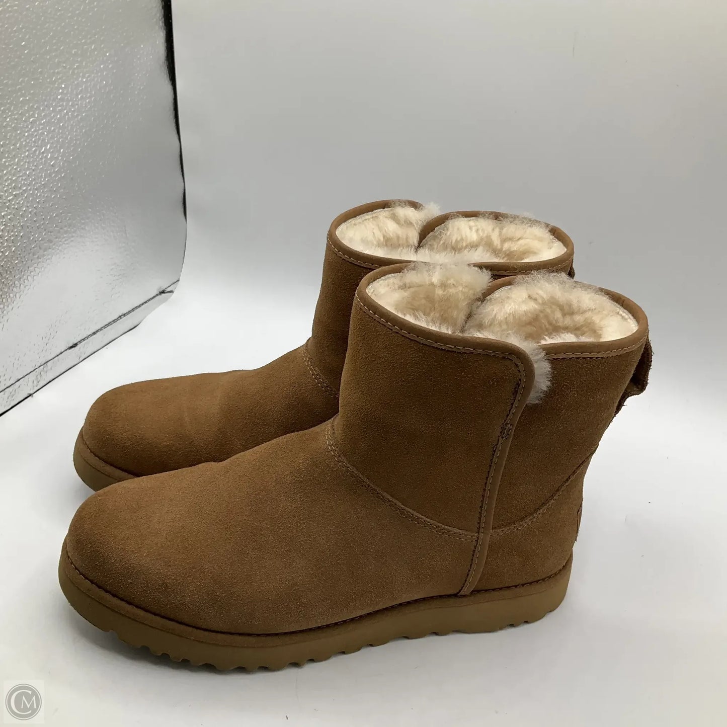 Boots Designer By Ugg In Tan, Size: 6.5