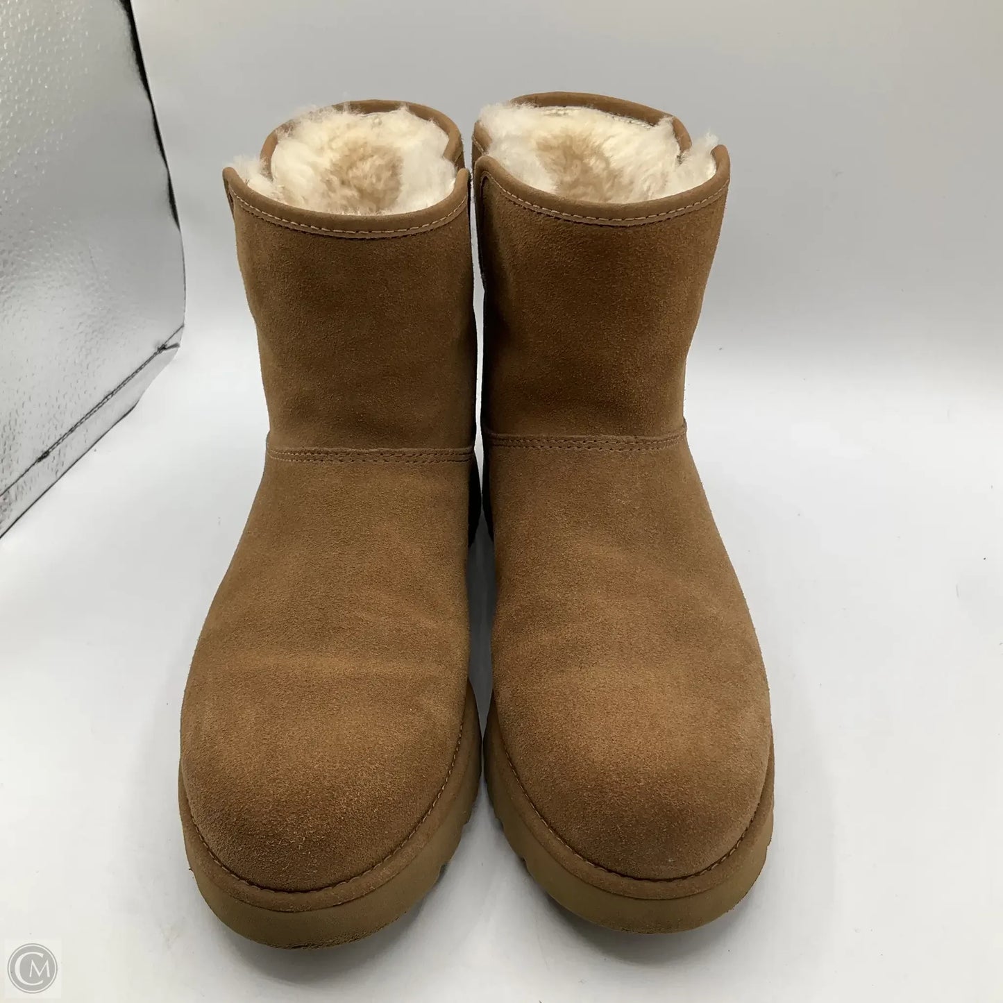 Boots Designer By Ugg In Tan, Size: 6.5