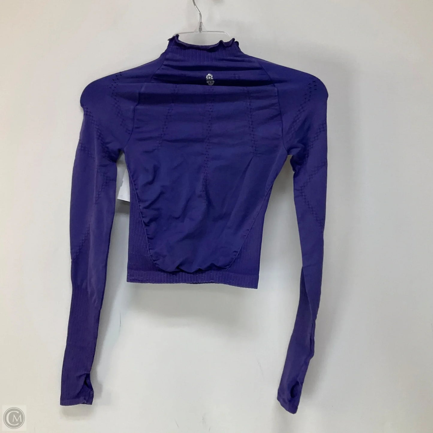 Athletic Top Long Sleeve Crewneck By Free People In Purple, Size: Xs