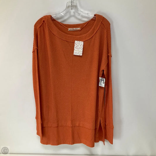 Top Long Sleeve By We The Free In Orange, Size: Xs