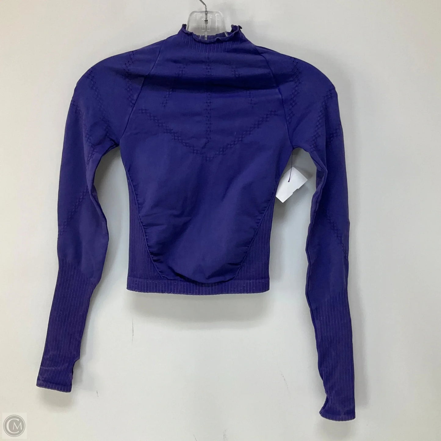 Athletic Top Long Sleeve Crewneck By Free People In Purple, Size: Xs