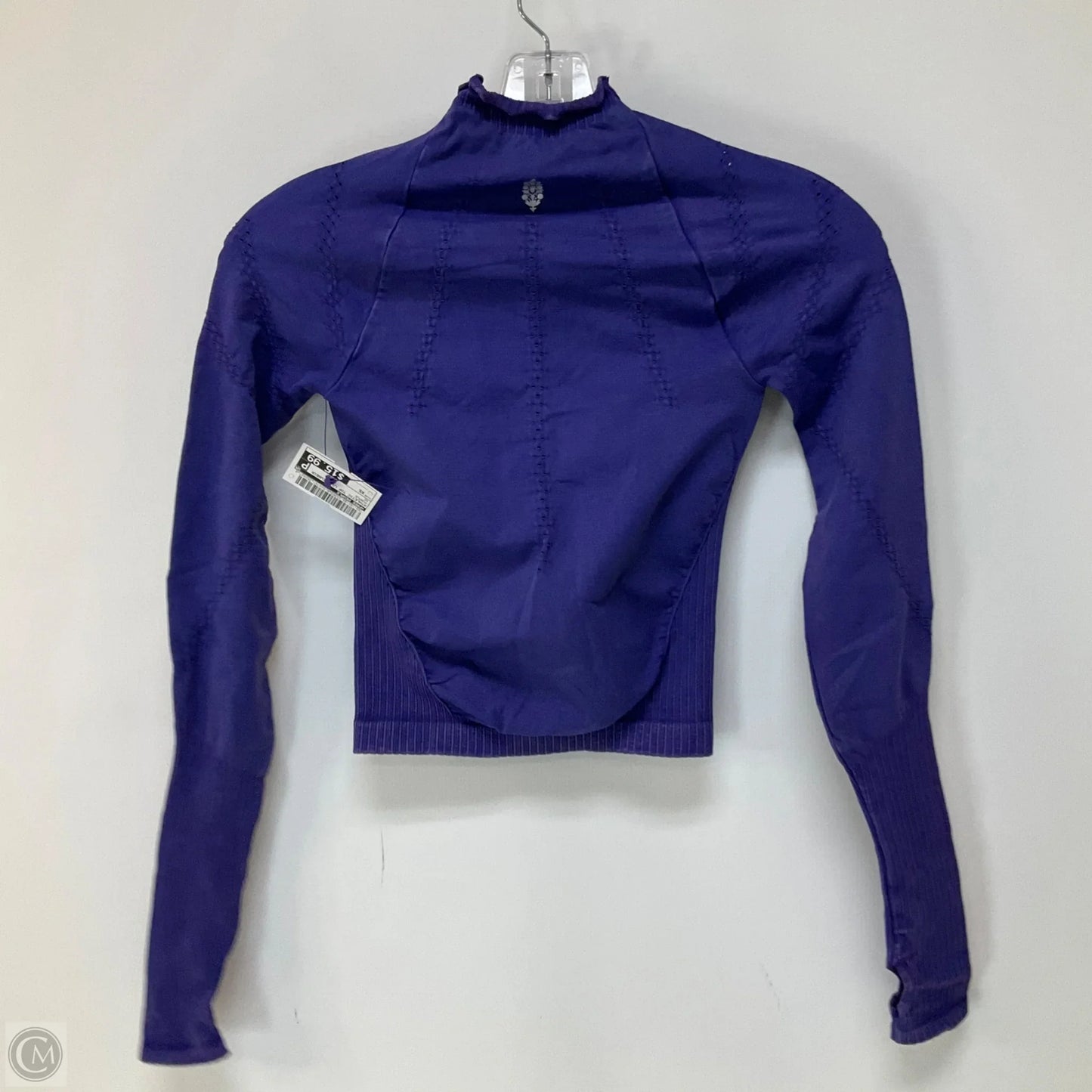 Athletic Top Long Sleeve Crewneck By Free People In Purple, Size: Xs