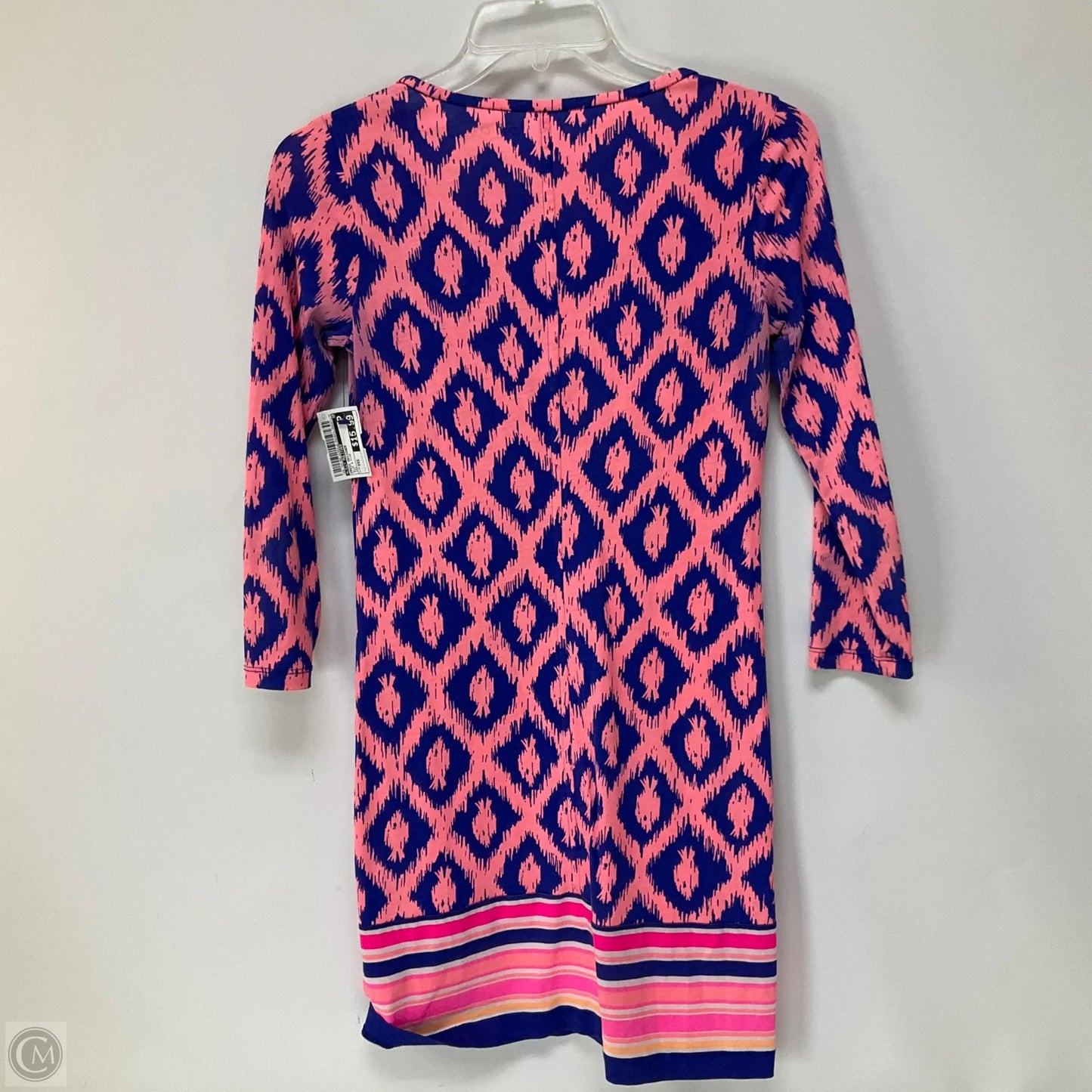 Dress Designer By Lilly Pulitzer In Blue & Pink, Size: Xxs
