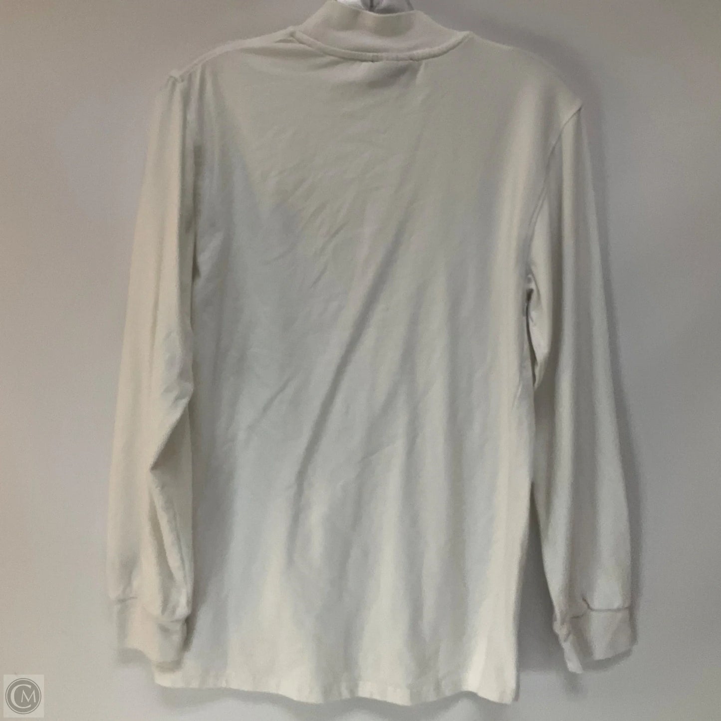 Athletic Top Long Sleeve Crewneck By Colosseum In White, Size: M