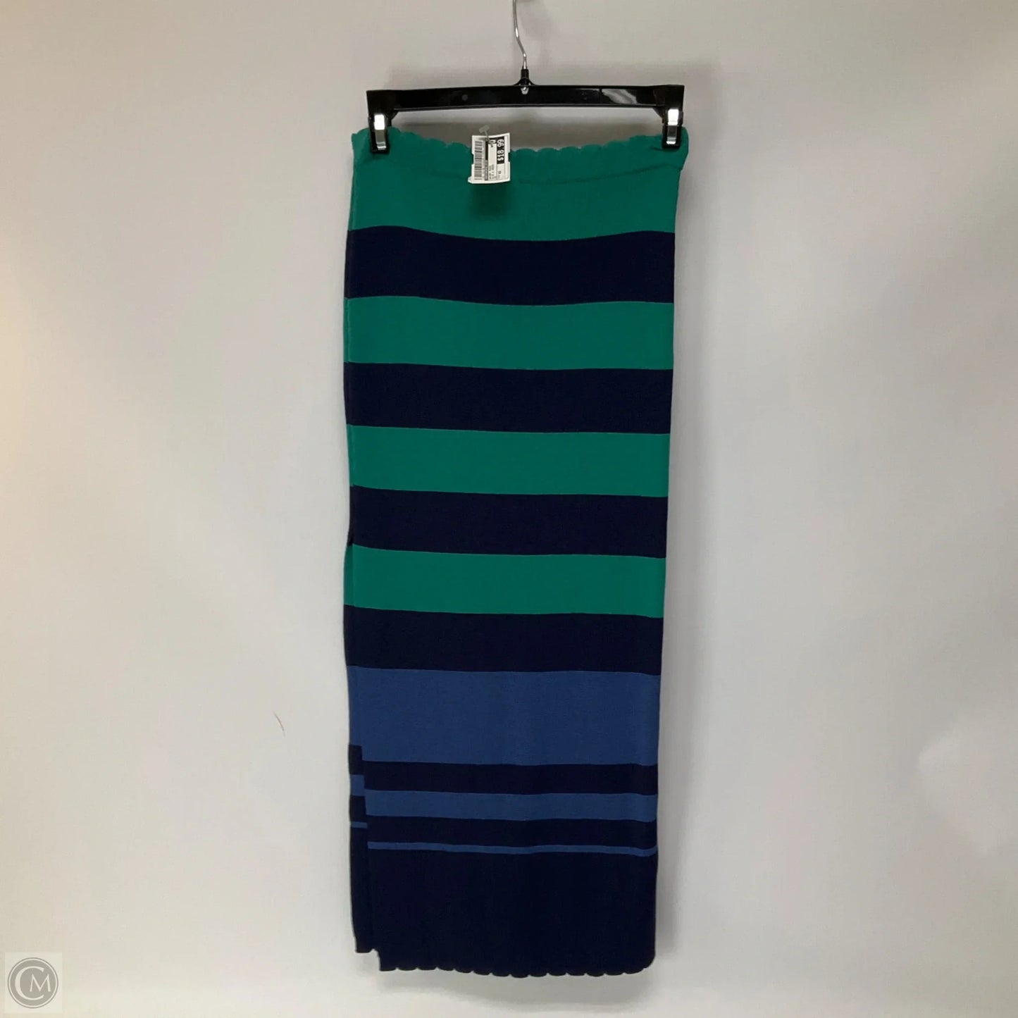 Skirt Midi By Anthropologie In Blue & Green, Size: Xs