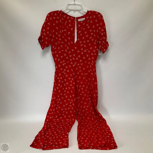 Jumpsuit By Faithfull The Brand In Red & White, Size: 4