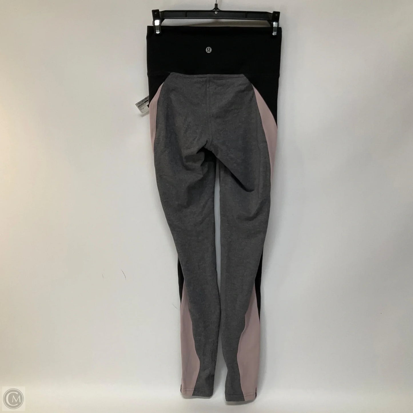 Athletic Leggings By Lululemon In Grey & Pink, Size: 4