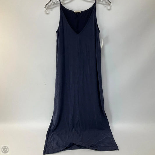 Dress Casual Midi By Madewell In Navy, Size: Xs