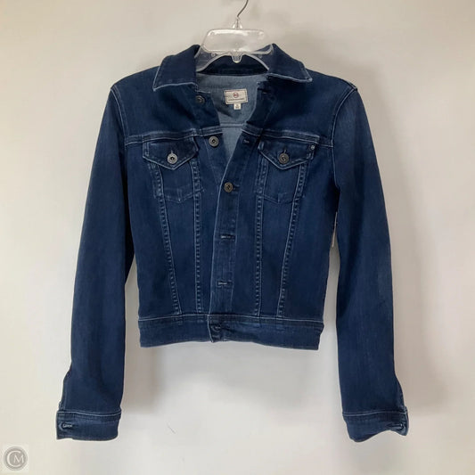 Jacket Denim By Adriano Goldschmied In Blue Denim, Size: Xs