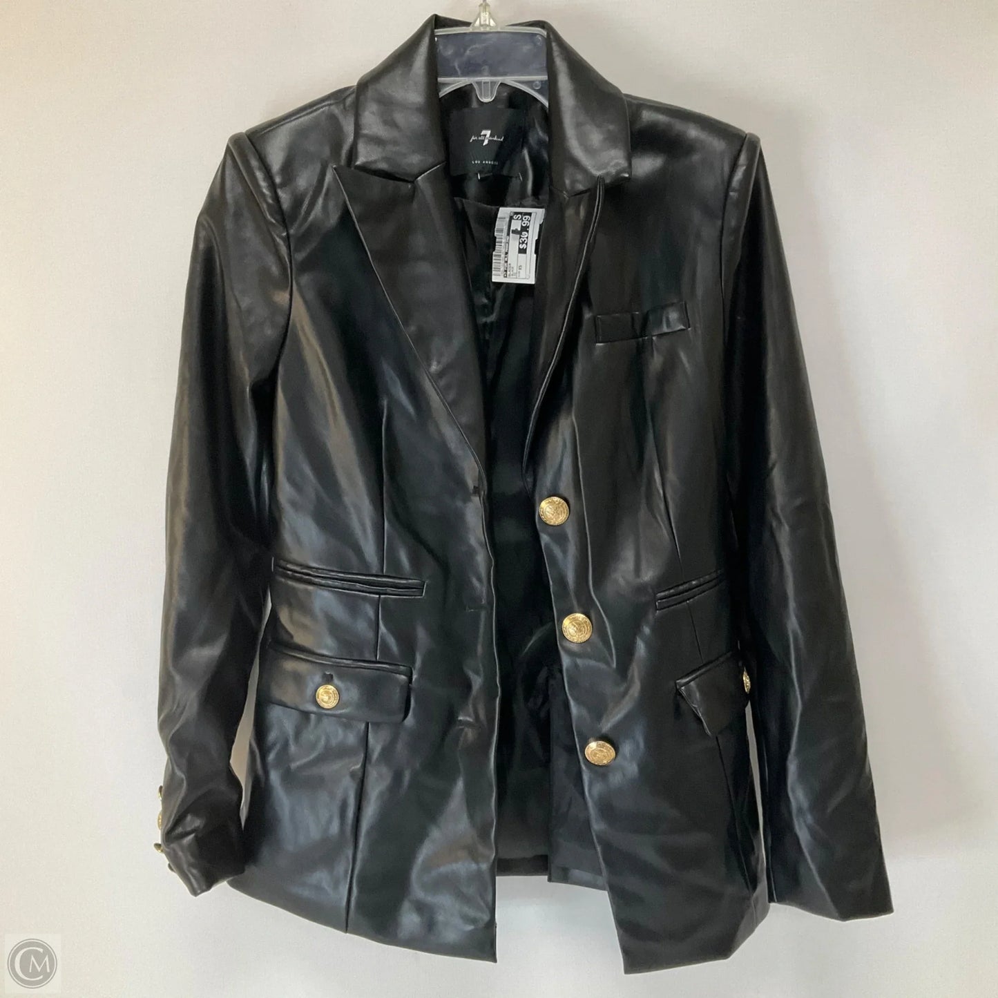 Blazer By 7 For All Mankind In Black, Size: Xs