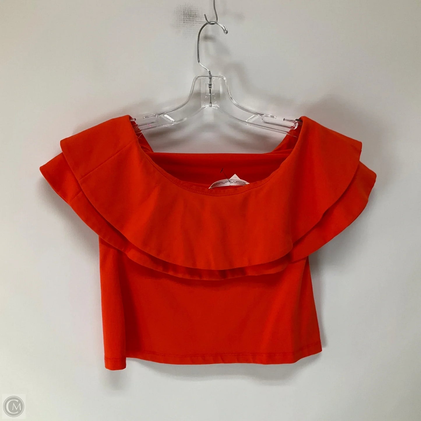 Top Short Sleeve By Cma In Orange, Size: L