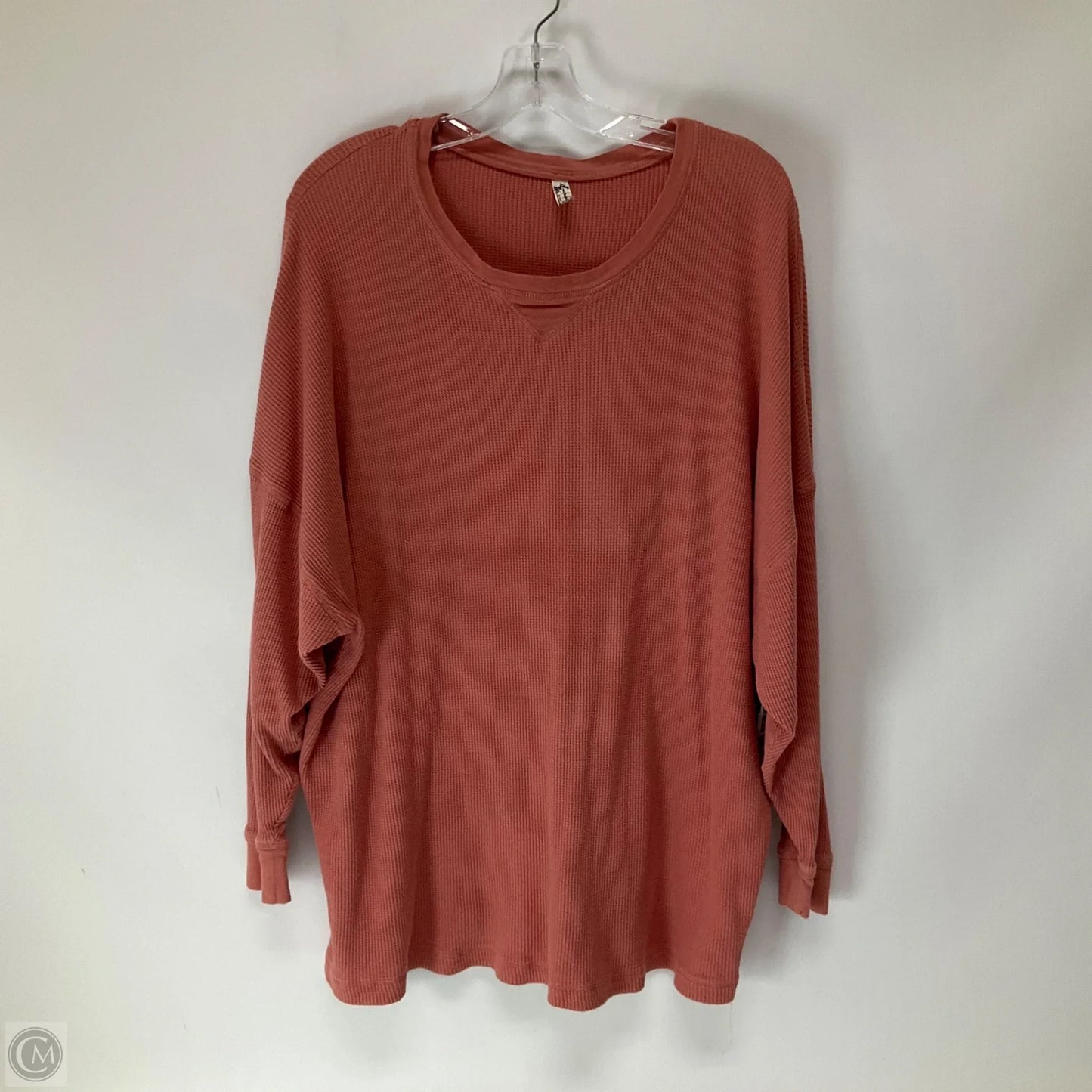 Top Long Sleeve By Free People In Pink, Size: S