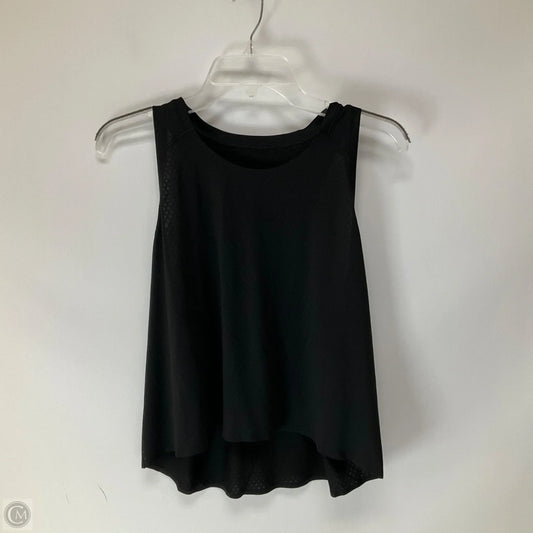 Athletic Tank Top By Lululemon In Black, Size: S