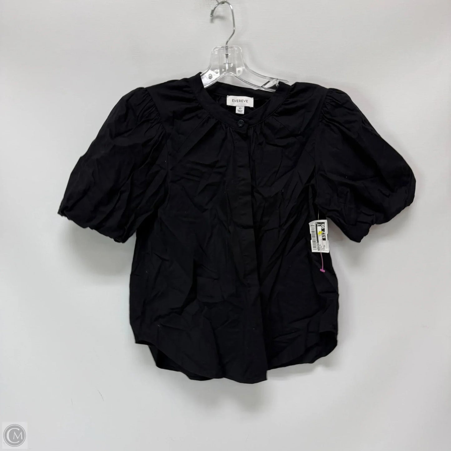 Top Short Sleeve By Evereve In Black, Size: Xs