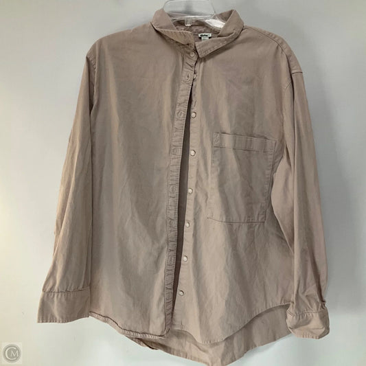 Top Long Sleeve By Aerie In Pink, Size: Xl