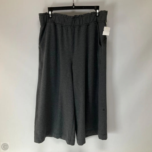 Athletic Pants By Lululemon In Grey, Size: 10