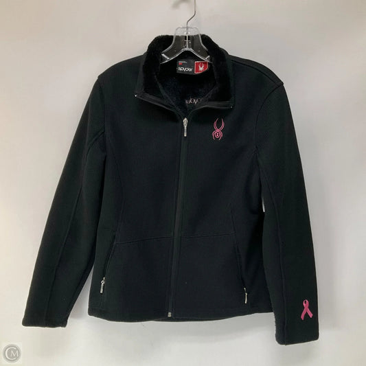 Athletic Jacket By Spyder In Black, Size: L
