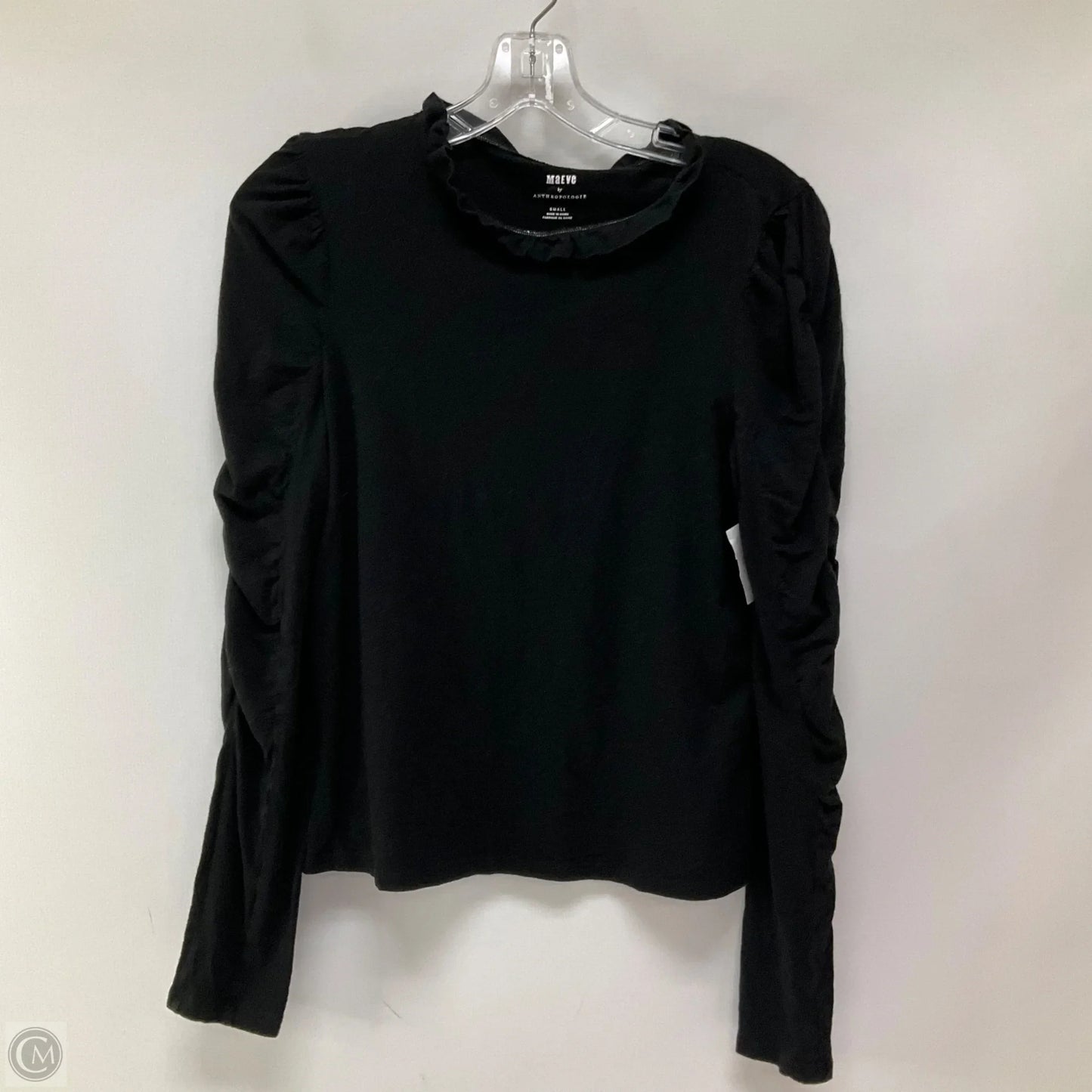 Top Long Sleeve By Maeve In Black, Size: S