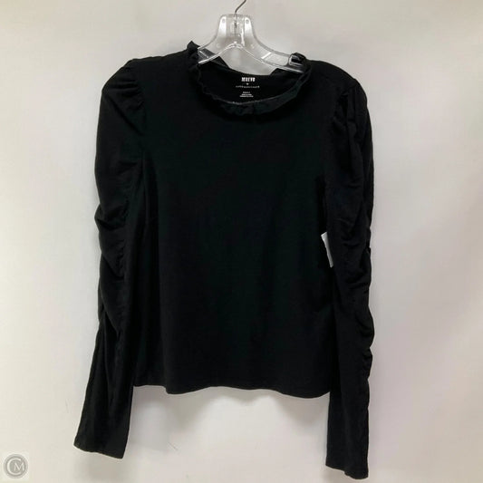 Top Long Sleeve By Maeve In Black, Size: S