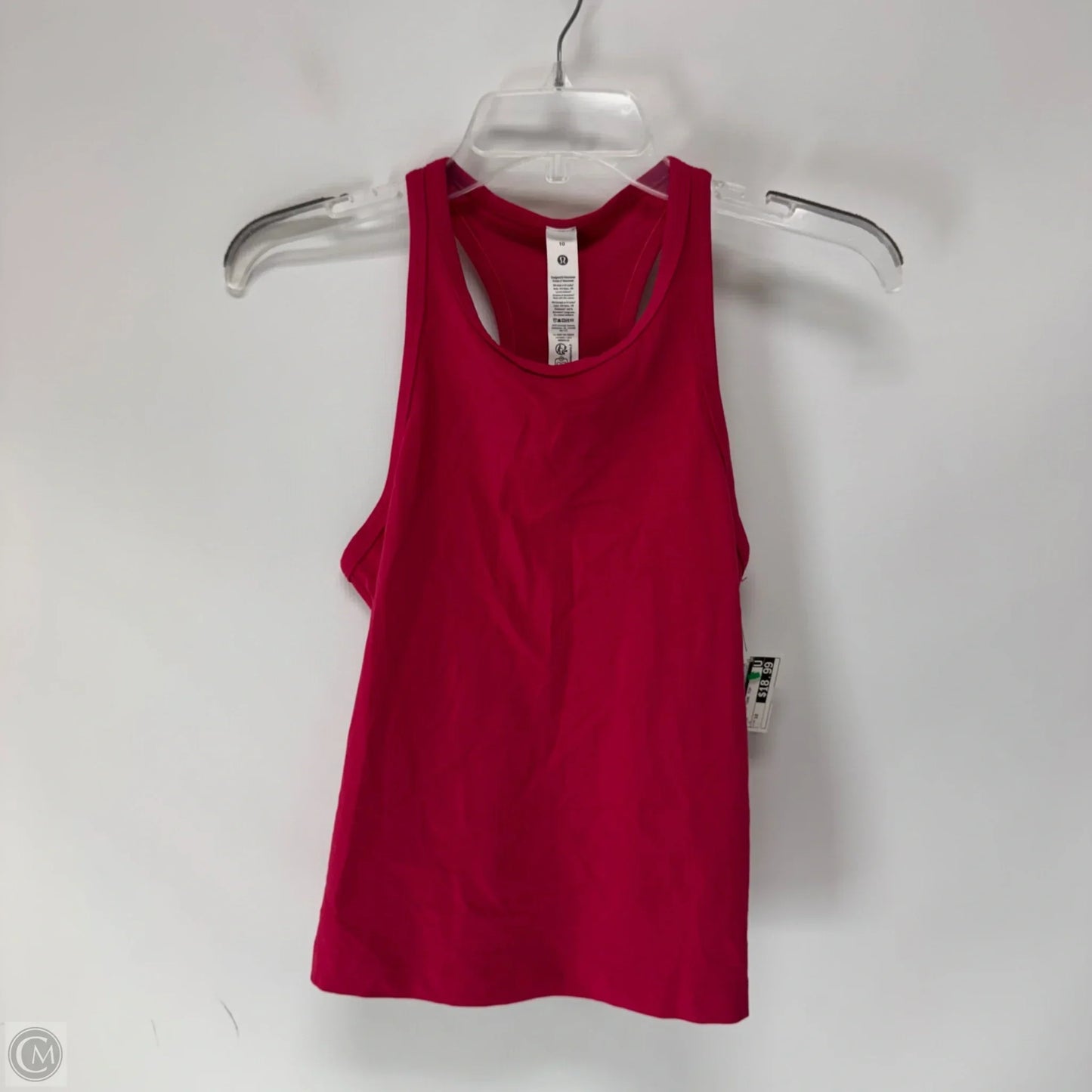 Athletic Tank Top By Lululemon In Pink, Size: 10