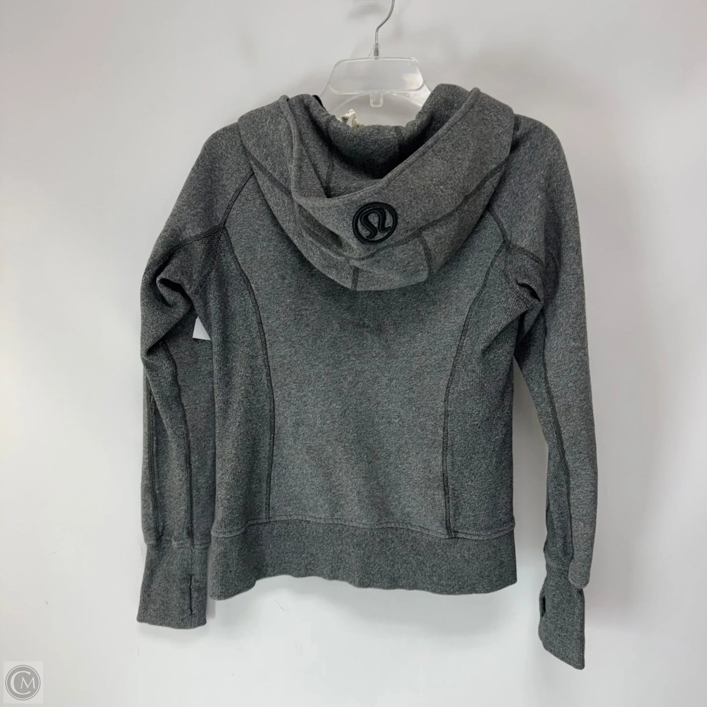 Athletic Jacket By Lululemon In Grey, Size: 8