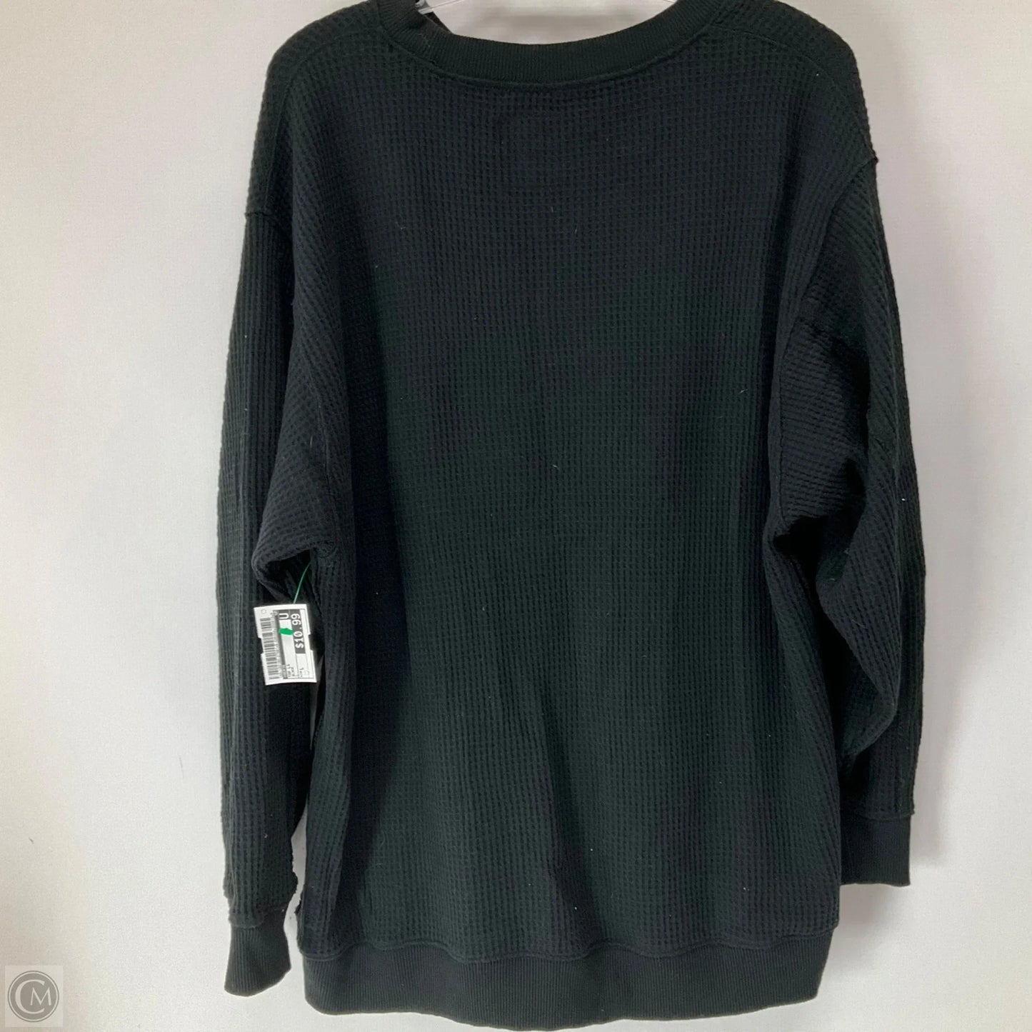 Top Long Sleeve By Aerie In Black, Size: L