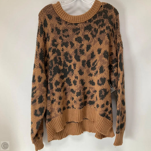 Sweater By Aerie In Animal Print, Size: Xl