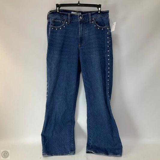Jeans Boyfriend By Abercrombie And Fitch In Blue Denim, Size: 8p