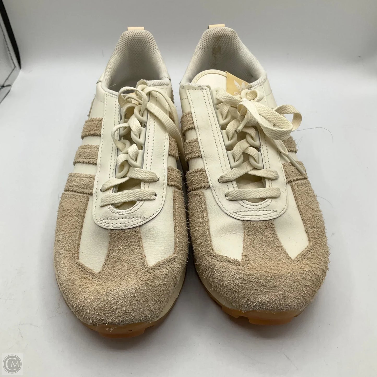 Shoes Sneakers By Adidas In Cream, Size: 9