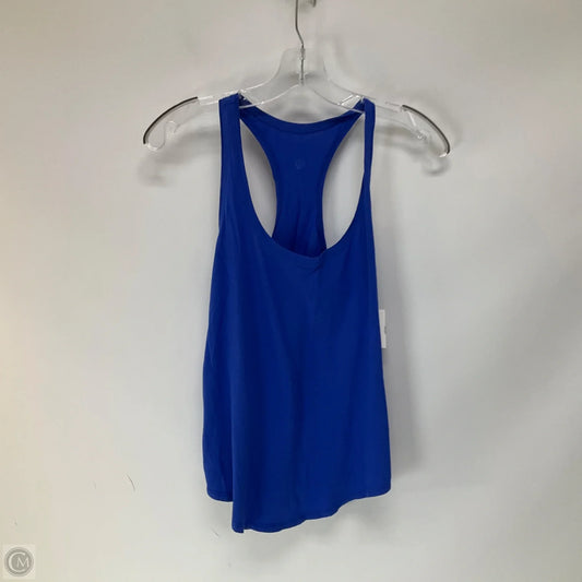 Athletic Tank Top By Lululemon In Blue, Size: Xs