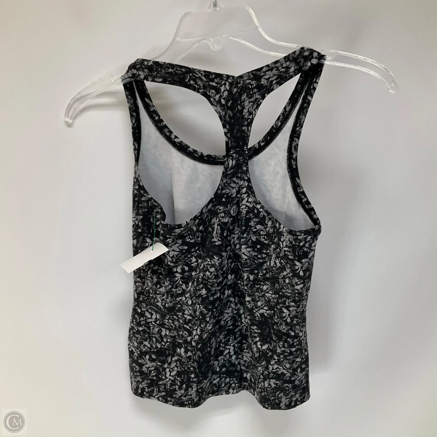 Athletic Tank Top By Lululemon In Black & Grey, Size: Xs