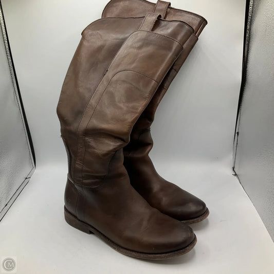 Boots Designer By Frye In Brown, Size: 7