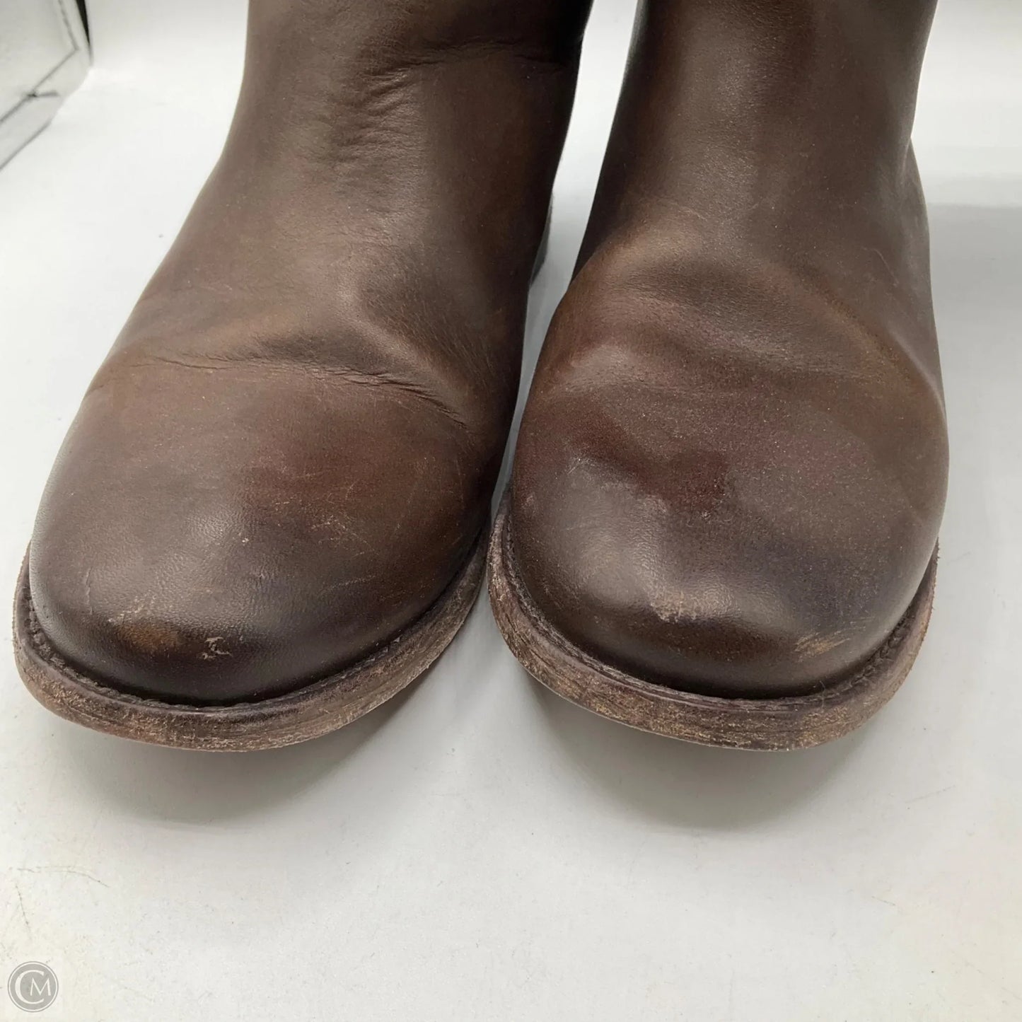 Boots Designer By Frye In Brown, Size: 7