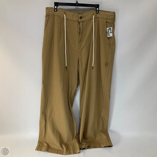 Pants Wide Leg By Old Navy In Tan, Size: 14