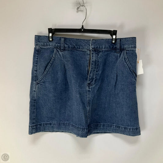 Skirt Mini & Short By We The Free In Blue Denim, Size: 12