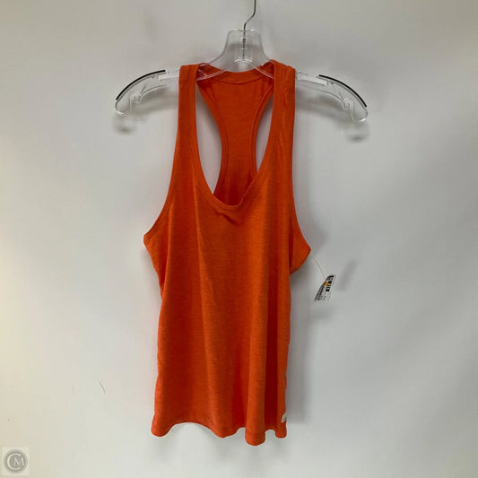 Athletic Tank Top By Vuori In Orange, Size: M
