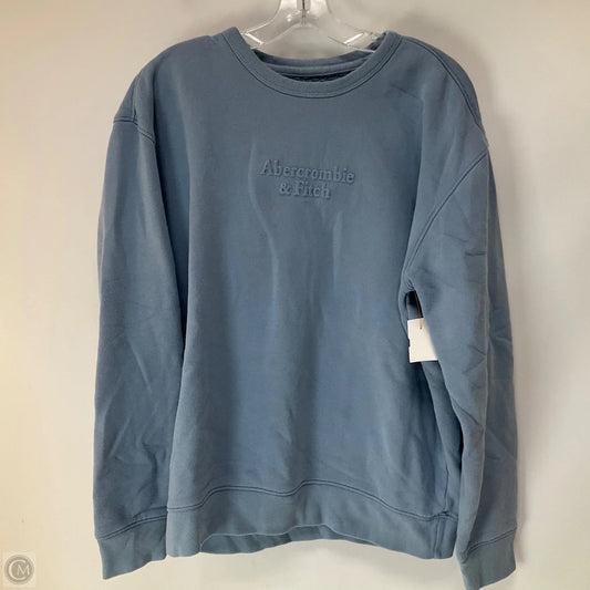 Sweatshirt Crewneck By Abercrombie And Fitch In Blue, Size: M