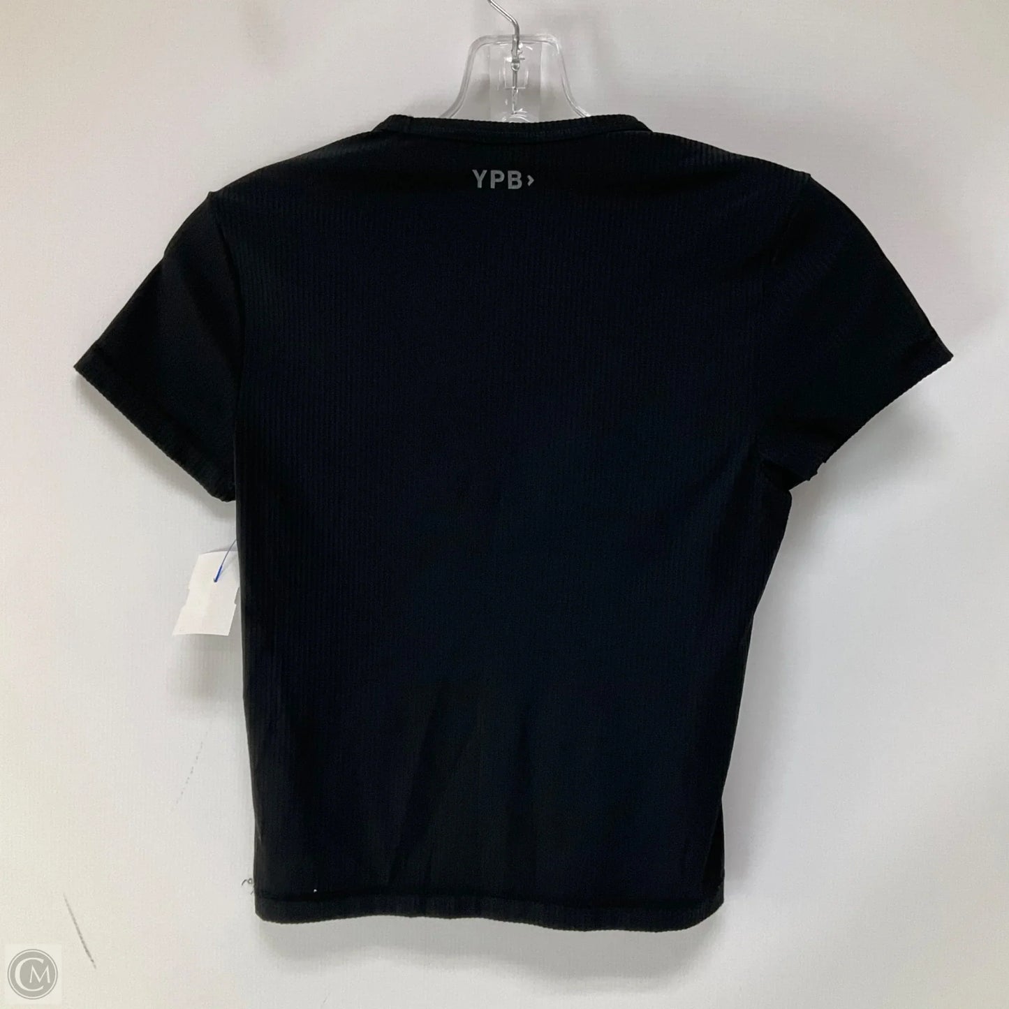 Athletic Top Short Sleeve By Ypb In Black, Size: Xs