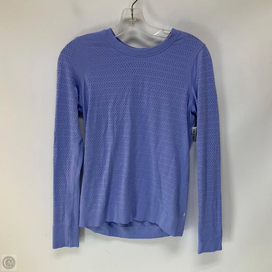 Athletic Top Long Sleeve Crewneck By Lululemon In Purple, Size: 12