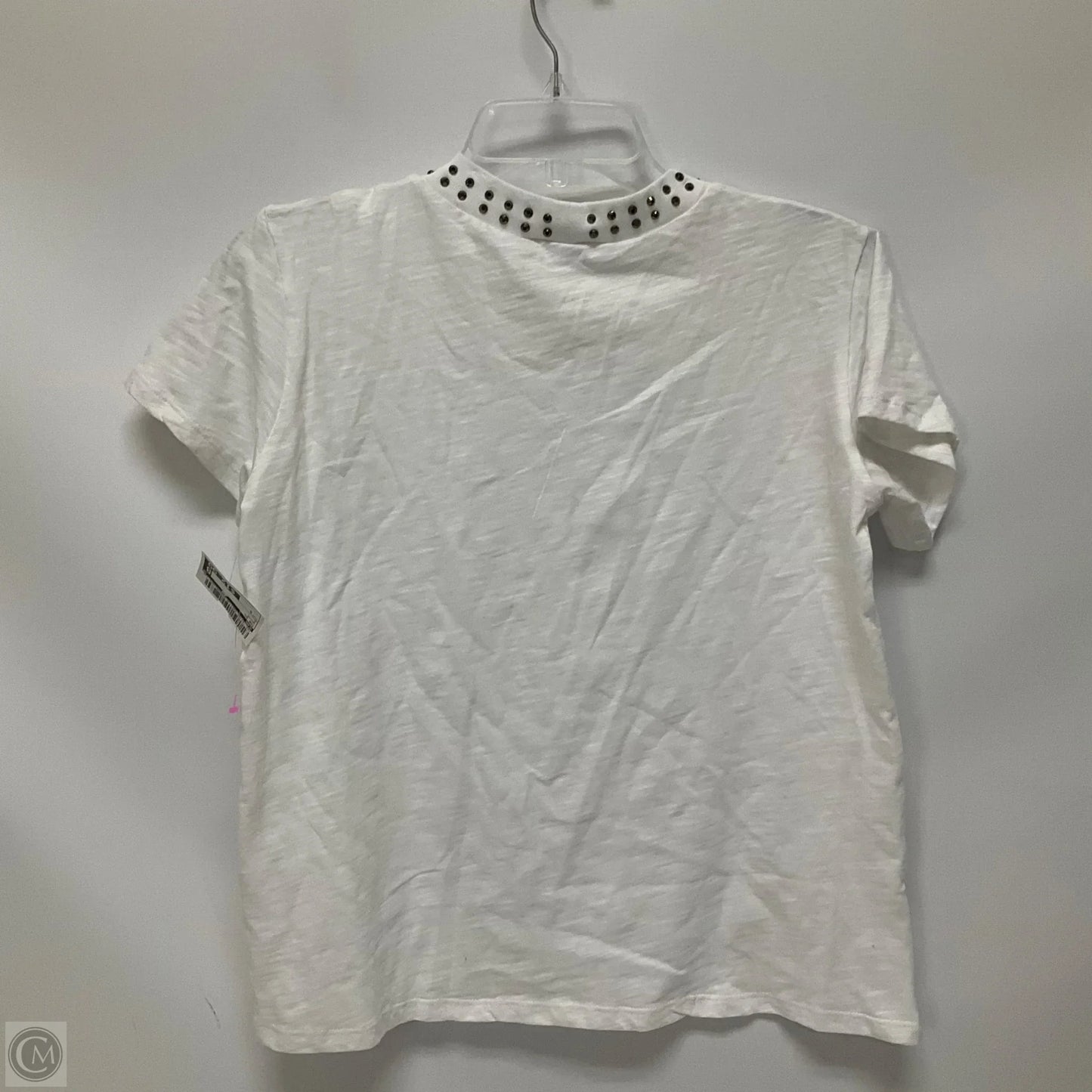 Top Short Sleeve By Lna In White, Size: S