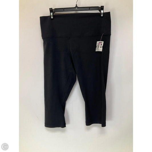 Athletic Leggings Capris By Lululemon In Black, Size: 12