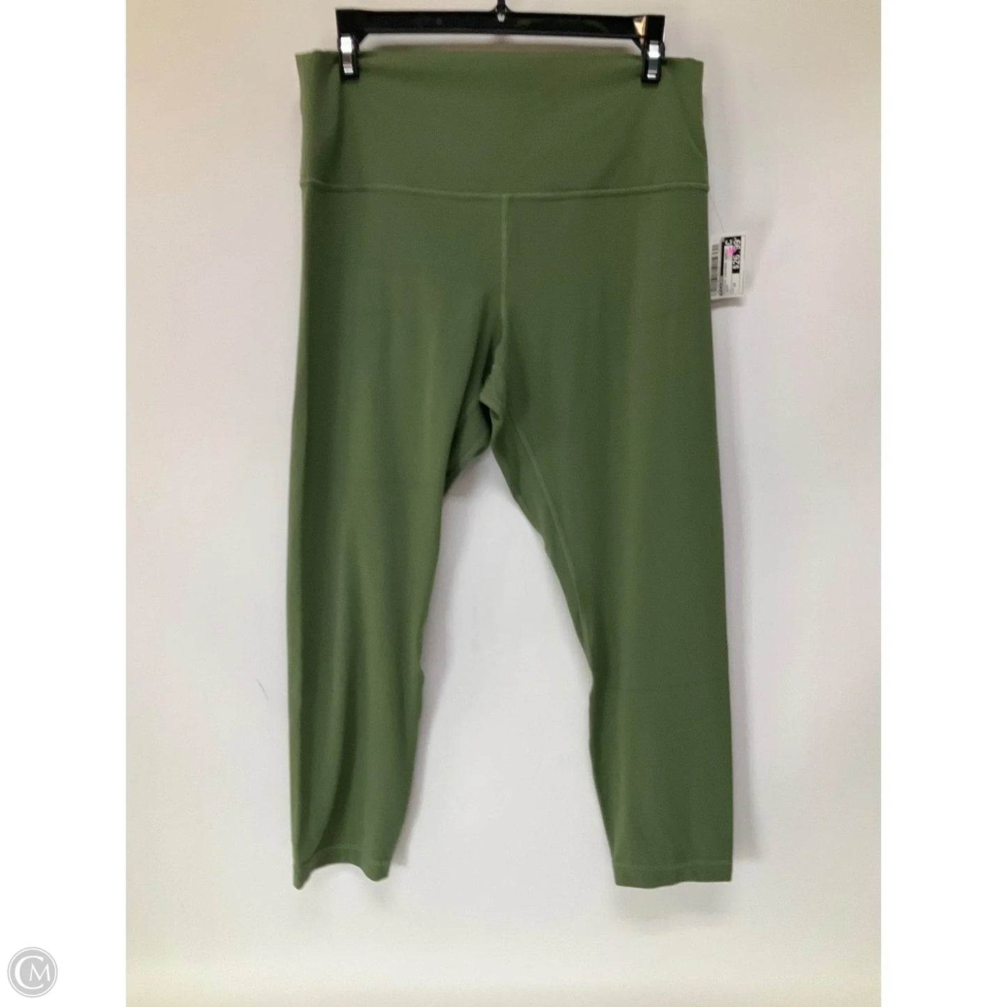 Athletic Leggings Capris By Lululemon In Green, Size: 12