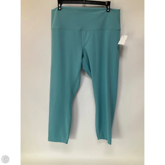 Athletic Leggings Capris By Lululemon In Blue, Size: 14