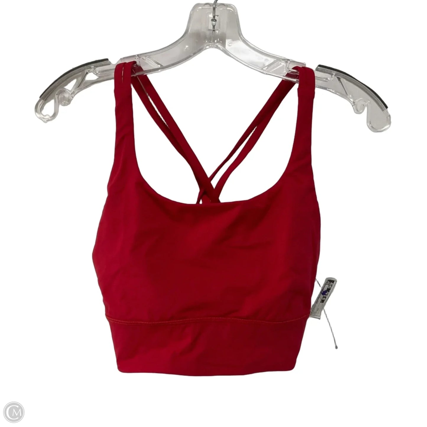 Athletic Bra By Lululemon In Red, Size: 10