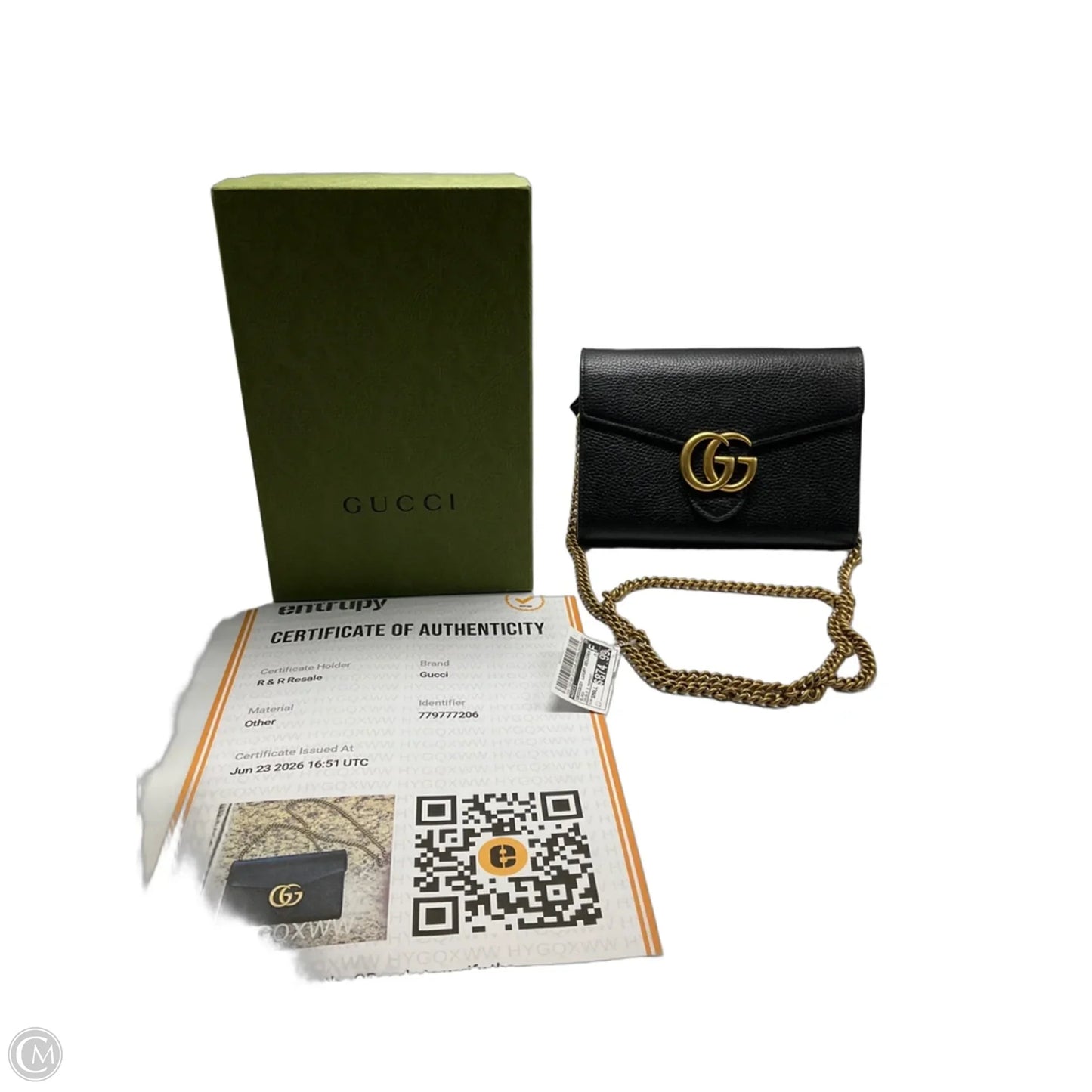Crossbody Luxury Designer By Gucci, Size: Small